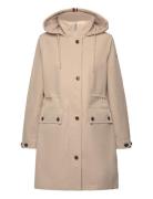 Tommy Hilfiger Essential Cotton Blend Parka Beige