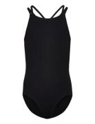 Lindex Swimsuit Bg Rib Svart