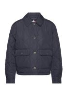 Tommy Hilfiger Shirt Collar Lw Padded Quilt Jkt Marinblå