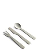 Nadine Cutlery Set Home Meal Time Cutlery Silver Liewood