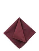 Portia 1924 Solid Silk Pocket Square Burgundy