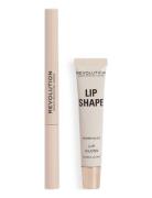 Makeup Revolution Revolution Lip Shape Kit Warm Nude Brun