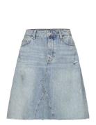 Tommy Hilfiger Dnm Rw Relaxed Skirt Mio Wrn Blå