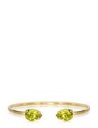 Caroline Svedbom Petite Drop Bracelet Gold Grön
