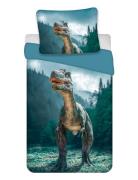 Bed Linen Nb 2314 Dino Blue Home Sleep Time Bed Sets Multi/patterned B...