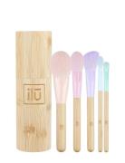 ILU Ilu Brush 5Pcs+Bamboo Tube Set Nude