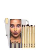 SWATI Cosmetics Deluxe Eye Brush Set - 8 Pcs Nude