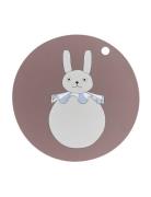 OYOY MINI Placemat Rabbit Pompom Rosa