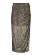 Second Female Moonshine Pencil Skirt Guld