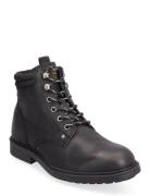 Jack & J S Jfwsolomon Leather Boot Sn Svart