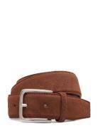 GANT Classic Suede Belt Brun