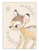 Fleece Plaid Bambi 1011 Home Sleep Time Blankets & Quilts Cream BrandM...