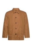 GANT Cotton Linen Jacket Brun