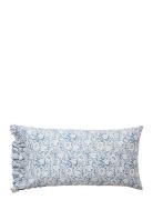Blue Floral Printed Cotton Sateen Pillowcase Home Textiles Bedtextiles...