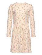 Minymo Dress Ls Aop Pointell Rosa