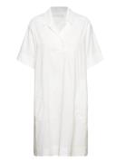 Naja Lauf Katie Dress Stretch Linen Vit