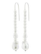 Pilgrim Willpower Pearl Earrings Silver