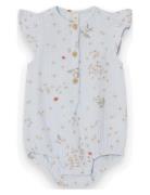 Garbo&Friends Muslin Frill Romper Blå