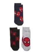 Lindex Sb 3P Sock Spiderman Multi/patterned