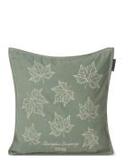 Leaves Embroidered Linen/Cotton Pillow Cover Home Textiles Bedtextiles...