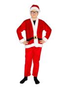 Joker Costume Santa Boy 10-12 Multi/patterned