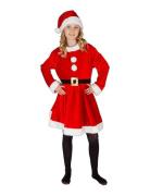 Joker Costume Santa Girl 10-12 Multi/patterned