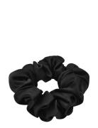 Lenoites Mulberry Silk Scrunchie Black Svart