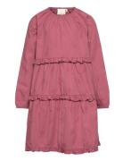 En Fant Dress Embroidery Rosa