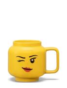 Lego Ceramic Mug Large Winking Girl Home Meal Time Cups & Mugs Cups Ye...
