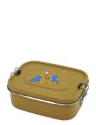 Bamse, Lunchbox In Tinplate, Bear-Yellow Home Meal Time Lunch Boxes Br...