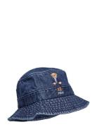 Polo Ralph Lauren Polo Bear Denim Bucket Hat Blå