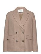 YAS Yassummer Ls Wool Mix Blazer Brun