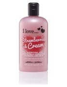 I LOVE I Love Bath Shower Strawberries Cream 500Ml Nude