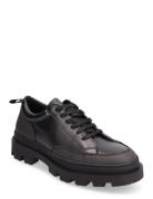 Les Deux Tanner Leather Sneaker Svart