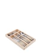 Bestiksæt 24 Stk Laguiole Home Tableware Cutlery Cutlery Set Cream Jea...