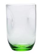 Squeeze Tumbler Home Tableware Glass Drinking Glass Green Anna Von Lip...