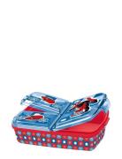 Spiderman Multi Compartm. Sandwich Box Home Meal Time Lunch Boxes Mult...