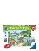 Ravensburger Dinosaurs Of Land And Sea 2X24P Multi/patterned