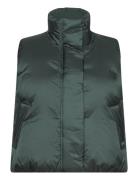 LEVI´S Women Pillow Bubble Vest Darkest Spr Grön