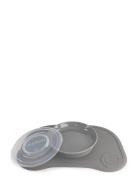 Twistshake Click-Mat Mini + Plate Pastel Grey Home Meal Time Plates & ...