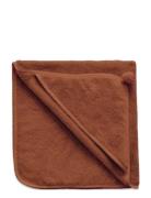Terry Hooded Towel Home Bath Time Towels & Cloths Towels Brown Garbo&F...
