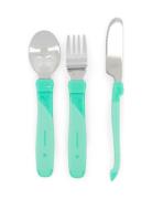 Twistshake Twistshake Learn Cutlery Stainless Steel 12+M Pastel Green ...