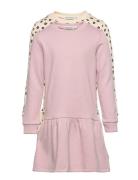 Minymo Sweat Dress Ls Lila