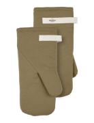 The Organic Company Oven Mitts Large Khaki Green