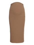 Lindex Skirt Mom Linda Rib Brun