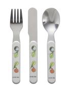 Elsa Beskow, Putte, Cuttlery, 3-Part Home Meal Time Cutlery Multi/patt...