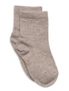 Mp Denmark Cotton Rib Socks Brun