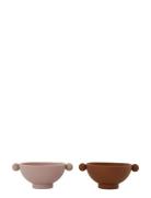 Tiny Inka Bowl - Pack Of 2 Home Meal Time Plates & Bowls Bowls Multi/p...