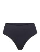 Lindex Brief Brazilian High Seamless Svart