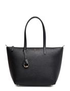 Lauren Ralph Lauren Faux-Leather Small Tote Svart